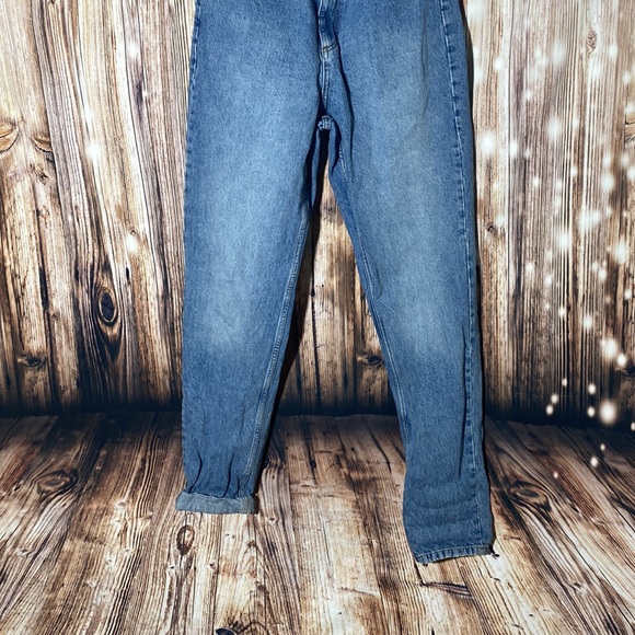 ASOS DESIGN TALL HIGH RISE STRETCH SLIM STRAIGHT LEG JEANS SIZE 26X36 MID WASH - Picture 5 of 9